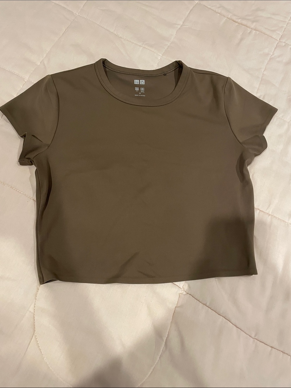 AIRism Soft Cropped T-Shirt Product ID: 474411